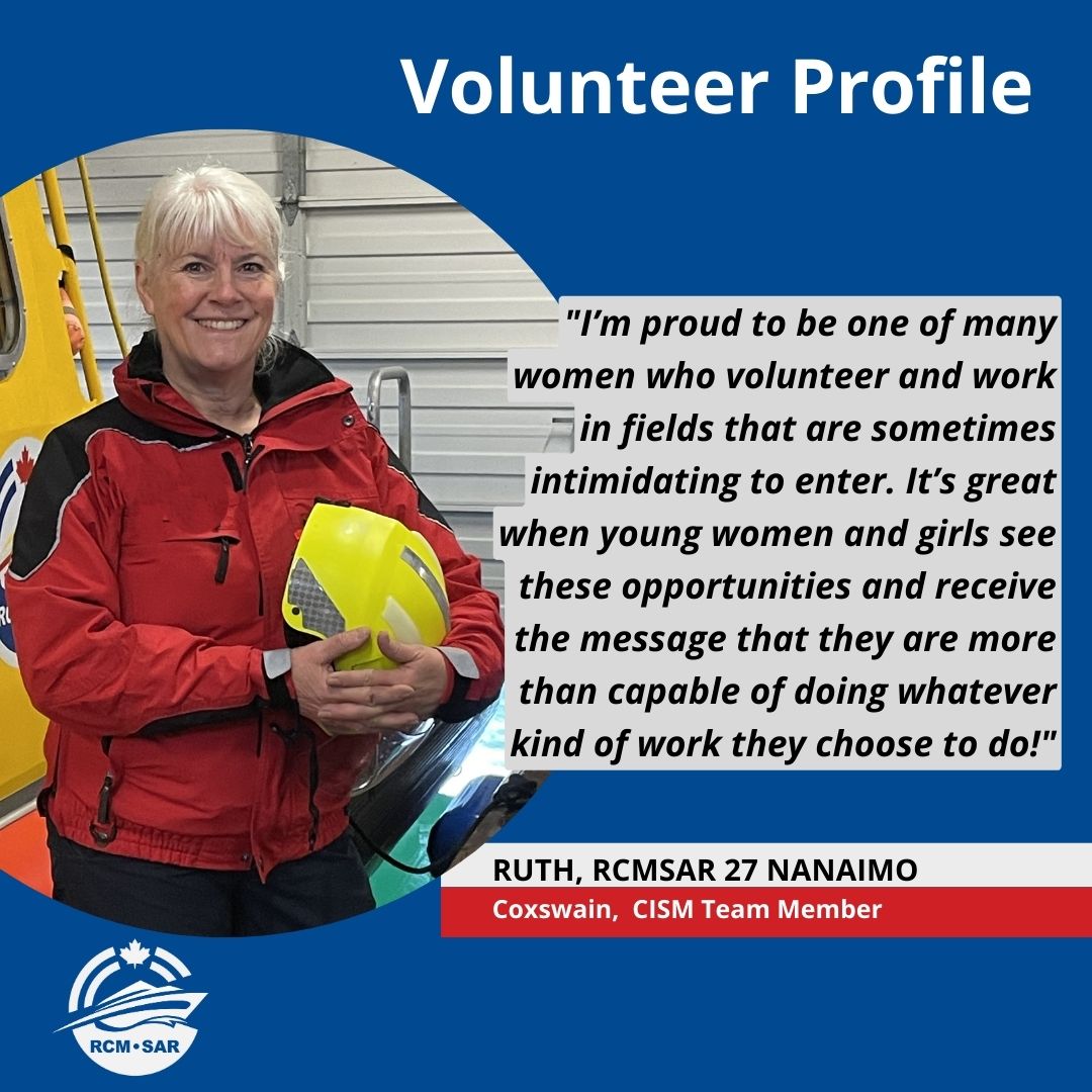 Ruth takes pride in being one of many women volunteers in a field that traditionally might seem intimidating, recognizing the importance of representation and encouragement for young women aspiring to explore unconventional career paths.