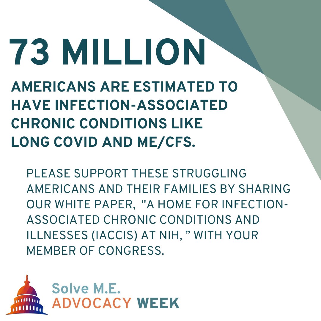 It's Advocacy Week 2024 Social Media Action Day! Follow the link to use our Social Media & Remote Action Kits and educate Congress w/ emails, phone calls & social posts. #StopTheLongHaul. Please share posts btwn 12-1 pm PT for #MEAwarenessHour visibility! ow.ly/I3Se50RinH6