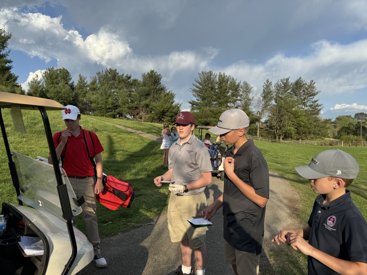 From the FMS Golf Coaches: We struggled on the course with a thick rough that loved our golf balls. Considering that our players are fairly new to the game, their effort was strong. We are learning and I hope that we can make strides to be more competitive in our future matches.