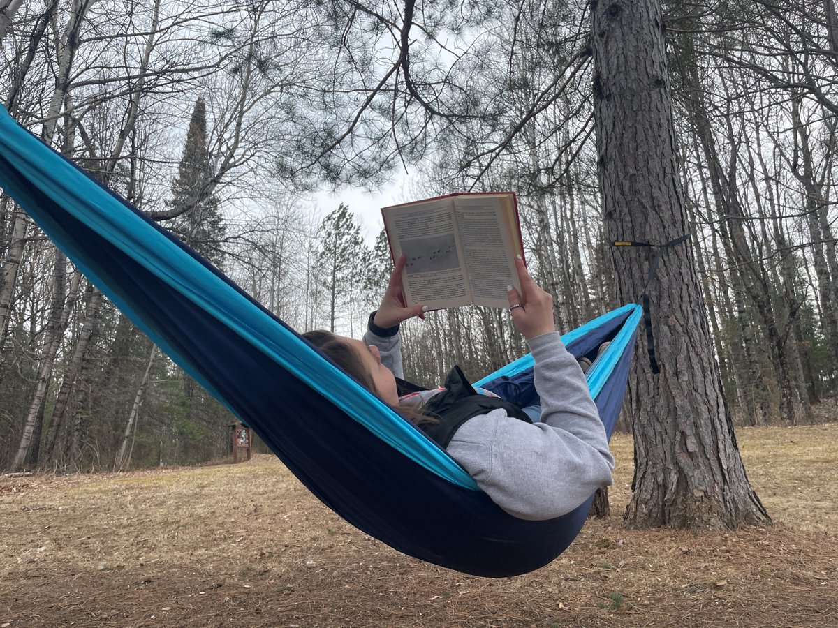 Its World Book Day ! 📚  Ever considered reading in the woods or reading in a hammock in the woods?  The Ottawa Visitor Center is a good place to do both! Ask about our 'Read In the Woods' program !
#OttawaNF #conservationeducation
📸 USDA Forest Service