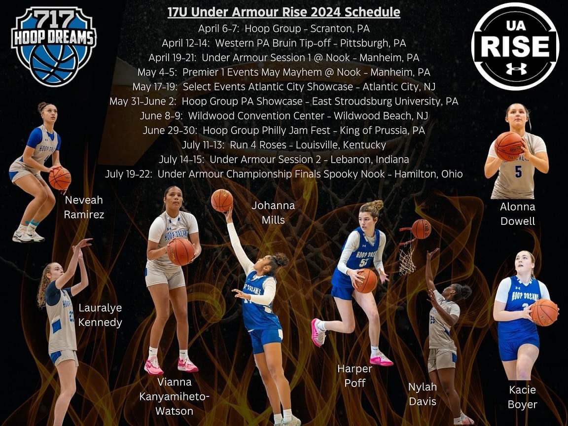 College coaches, here’s our complete Summer 24’ schedule!! <a href="/717Hoopdreams/">717Hoopdreams</a>