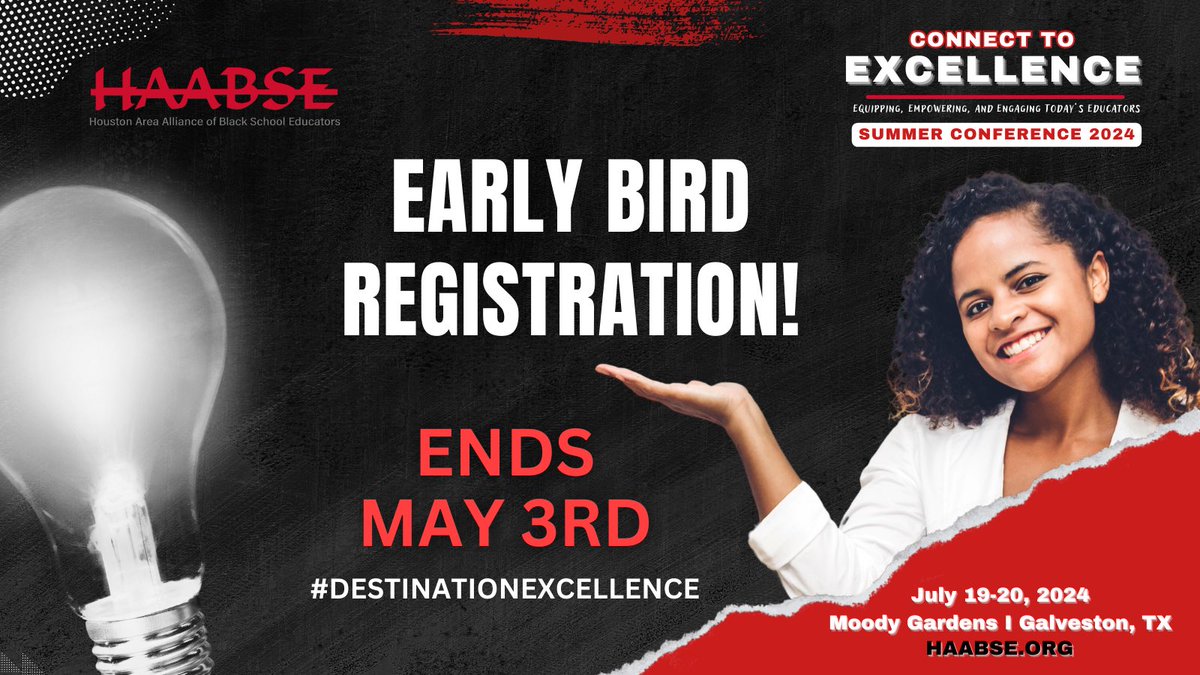 Don't miss out! 📣 Early Bird registration closes May 3rd! Get ready to dive into new ideas and network with incredible minds. Let's make this an unforgettable experience! 📝 ✅ Secure your spot today: bit.ly/HAABSEConnect24 #destinationexcellence #HAABSE