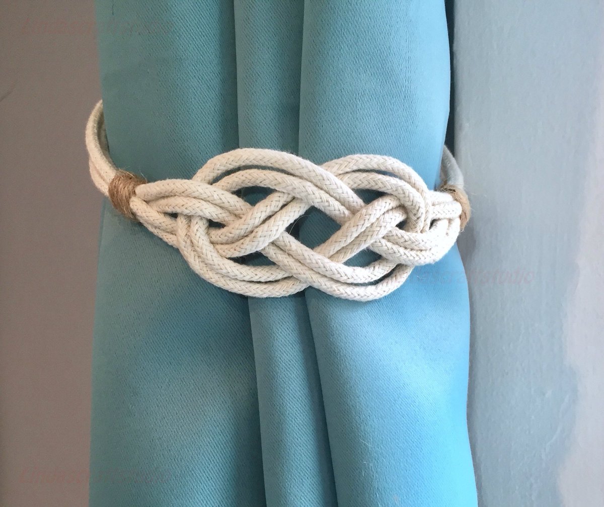 Excited to share this #nautical #knot #curtain #tieback 

lindascraftstudio.etsy.com/listing/714244…