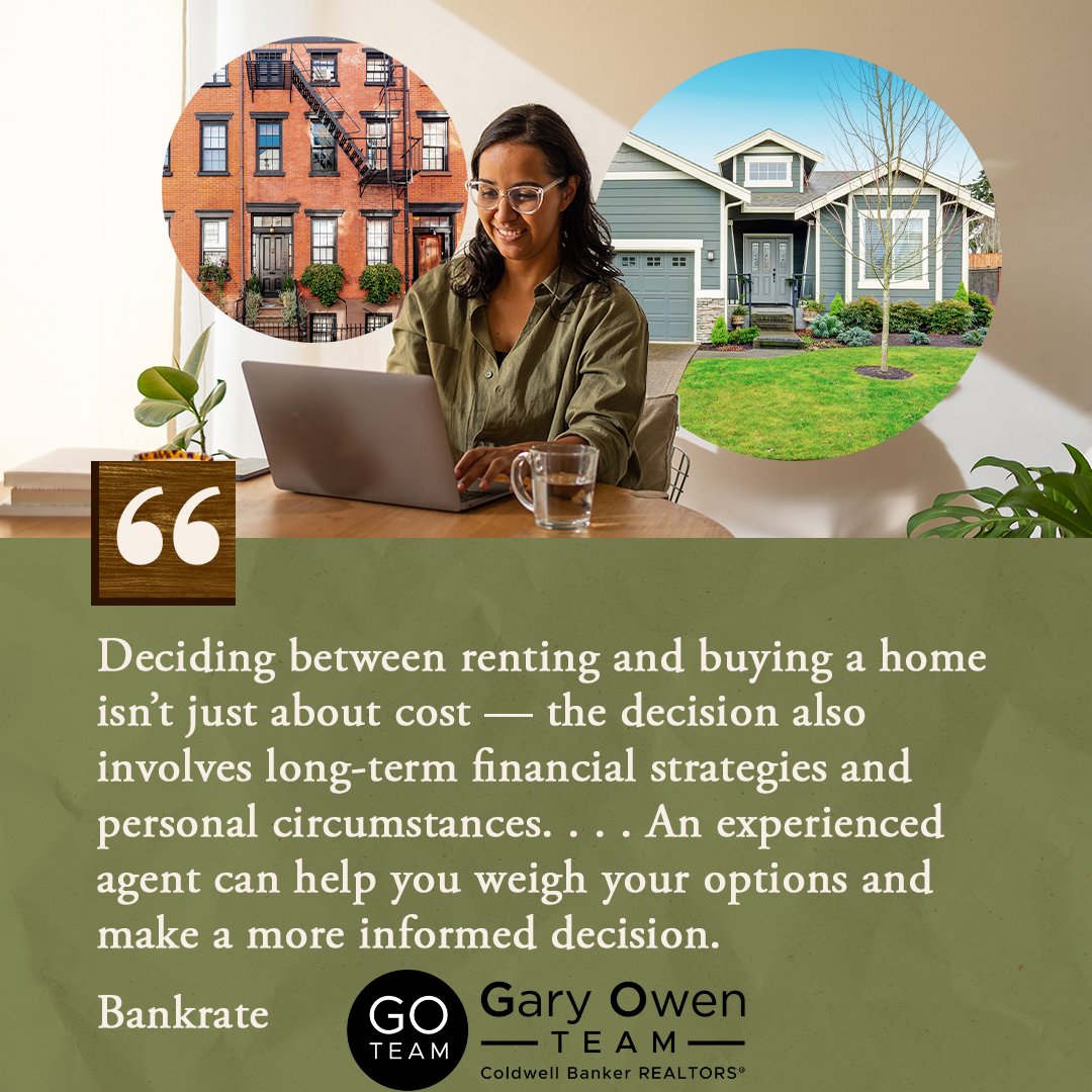 If you're trying to decide if it’s better to keep renting or buy a home, turn to the pros for help. 

Just keep in mind that if you’re looking to build wealth, homeownership wins in the long run.

#realestateadvice #garyowenteam #lubbockhomepros #lubbockrealtor #Lubbock