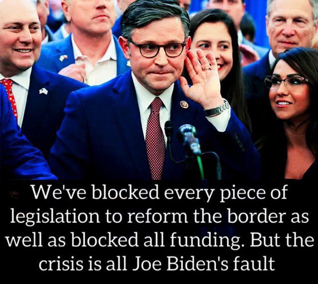 #GOPBorderCrisis 
#GOPChaosCaucus
These are not serious people.
They have risen far beyond their levels of competence.
The country deserves better.