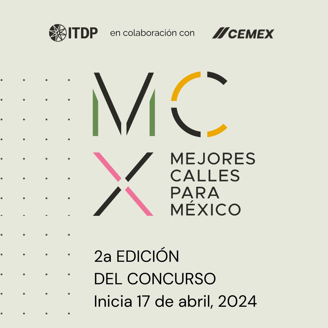 ¡Regístrate ahora y transforma las calles de México! 🛣️ Participa en #MCXM, una convocatoria para gobiernos y sociedad civil que reonoce ejemplos de calles completas. Regístrate en: buff.ly/3Q5IZ7u 🚶‍♂️🚲🚌 

#CallesCompletas #MovilidadSegura