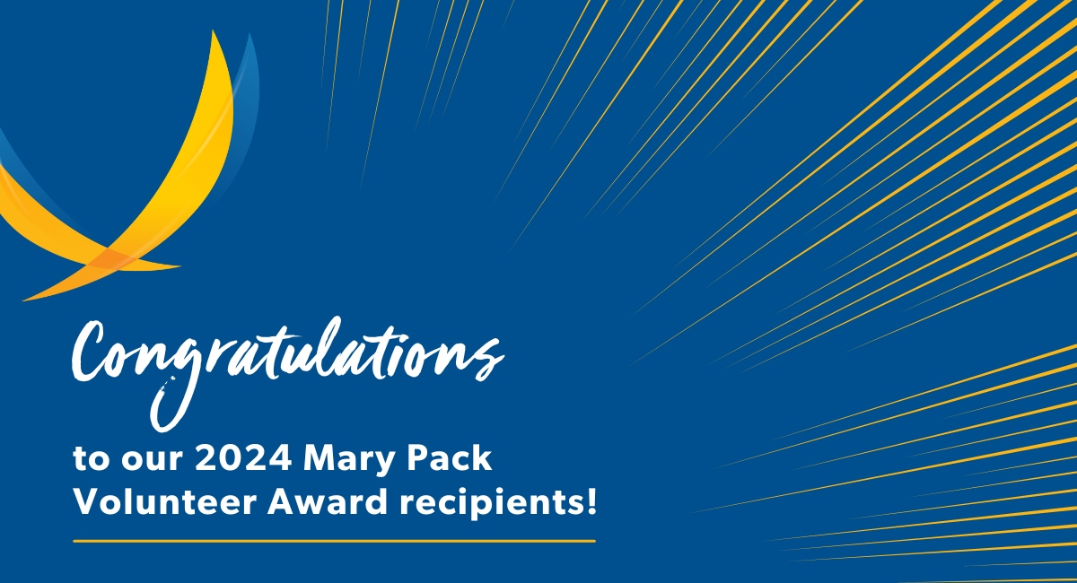 Let's celebrate the Mary Pack Volunteer Award winners! These individuals are recognized for their exceptional dedication & hard work & we’re thrilled to shine a spotlight on their remarkable efforts! #MaryPackVolunteerAward bit.ly/49FW9Pk