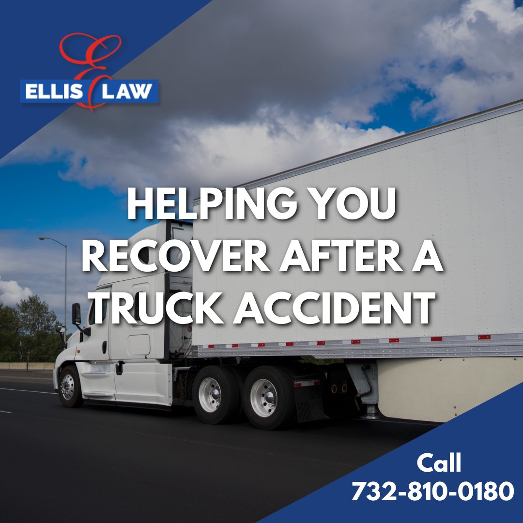 When a commercial truck hits a much smaller vehicle, the resulting injuries can be devastating. Contact Ellis Law if you need legal help after a truck accident.

#EllisLaw #BilingualAttorneys #NJLawFirm #Lawyers #LegalHelp #TruckAccidentLawyers #InjuryAttorney