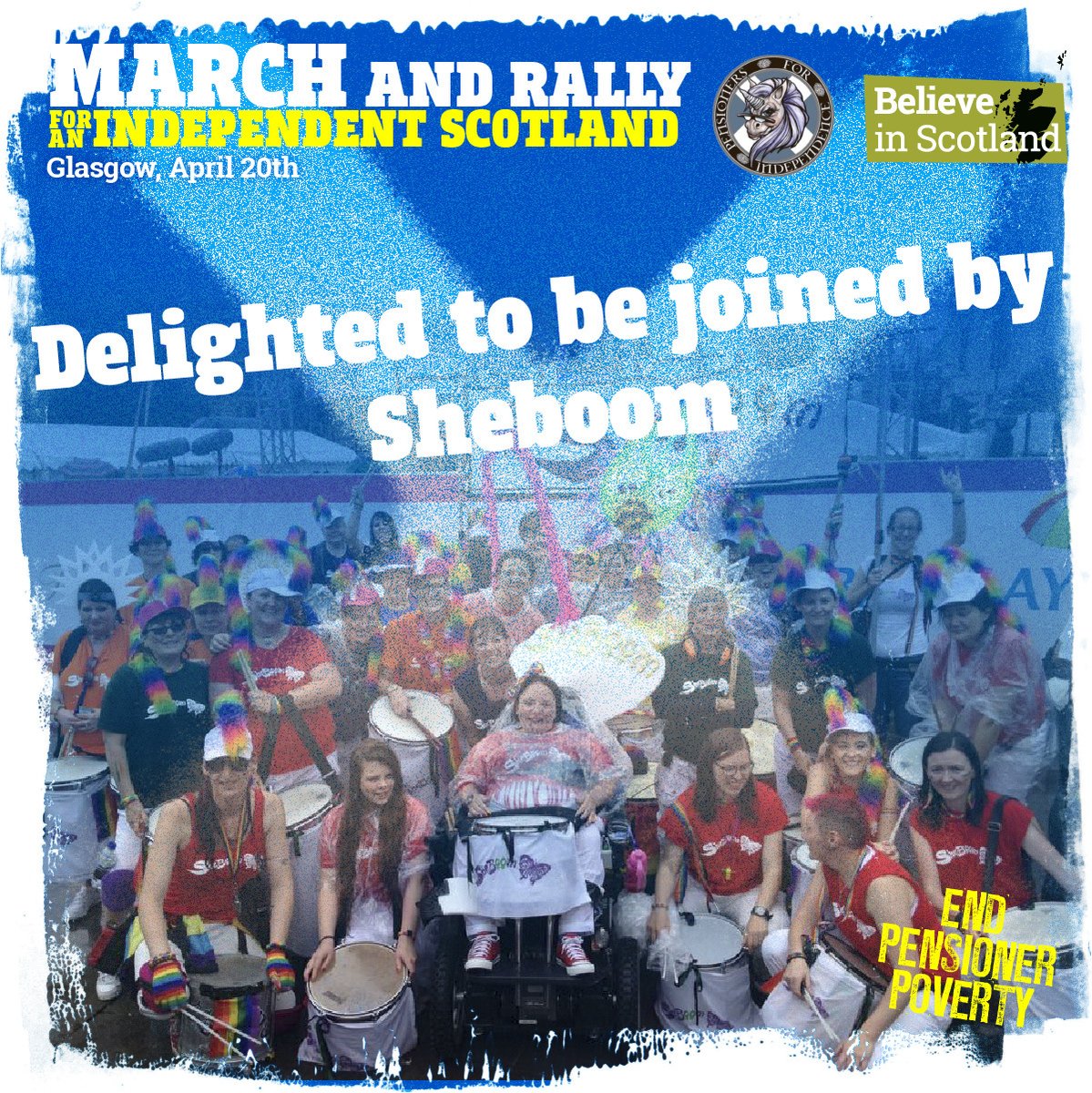 📣 We are delighted to announce that we will be joined by Sheboom! 🏴󠁧󠁢󠁳󠁣󠁴󠁿 Let’s march together to unleash Scotland's true potential! ✍️ Sign up here to make sure you don’t miss an update: bit.ly/3uj64Mi