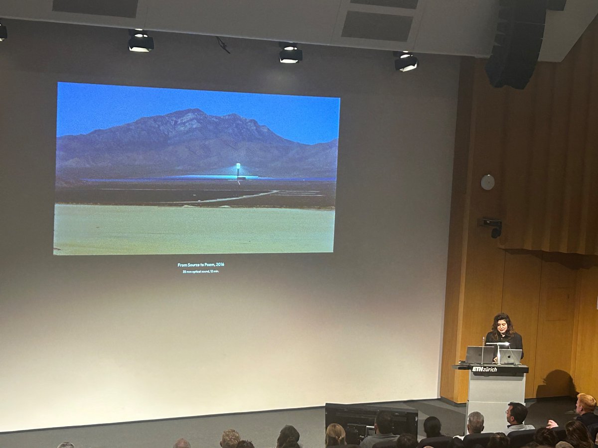 Exciting @ETH_en inaugural lectures by Puneet Murthy (@ETH_physics) and Rosa Barba (D-ARCH @ETH_en): from using elecric field to create #quantum dots to ‘art in space and time’, coming together in the joint MSc lecture for ETH_en students: Understanding Light