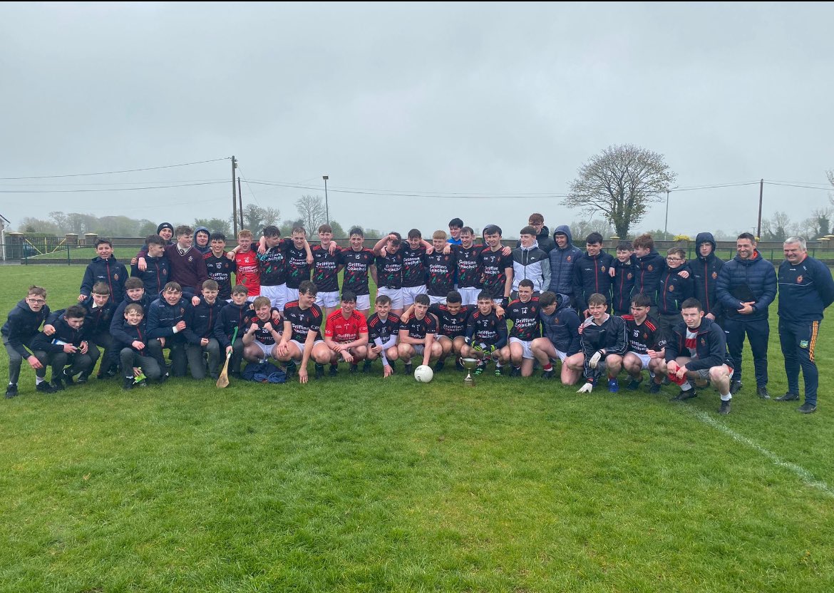 Congratulations to CBS Charleville School Senior Football team on winning the Limerick Post Primary Schools Senior Football U19 Neil McDonnell Cup Final today defeating Colaiste na Trocaire Rathkeale by  3-05 to 1-04 in a very exciting final played in Ballyagran
