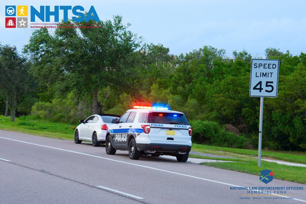 Last month, two officers were killed when their vehicles were struck from behind while stopped on the shoulder. Be sure you are buckled up when sitting in your vehicle on the roadside. Whether it is with an existing crash, on a construction detail, or diverting traffic; strap in!