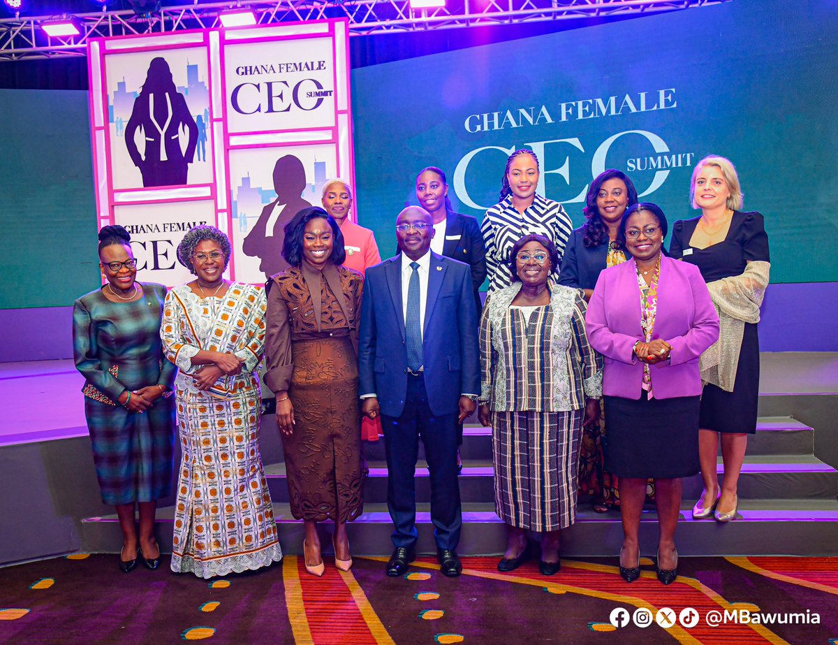 I was Guest Speaker at the Ghana Female CEO Summit held in Accra this morning, which brought together leaders of female-led businesses, entrepreneurs and innovators. Women CEOs are not only driving innovation but also reshaping the very fabric of business in Ghana and beyond. As