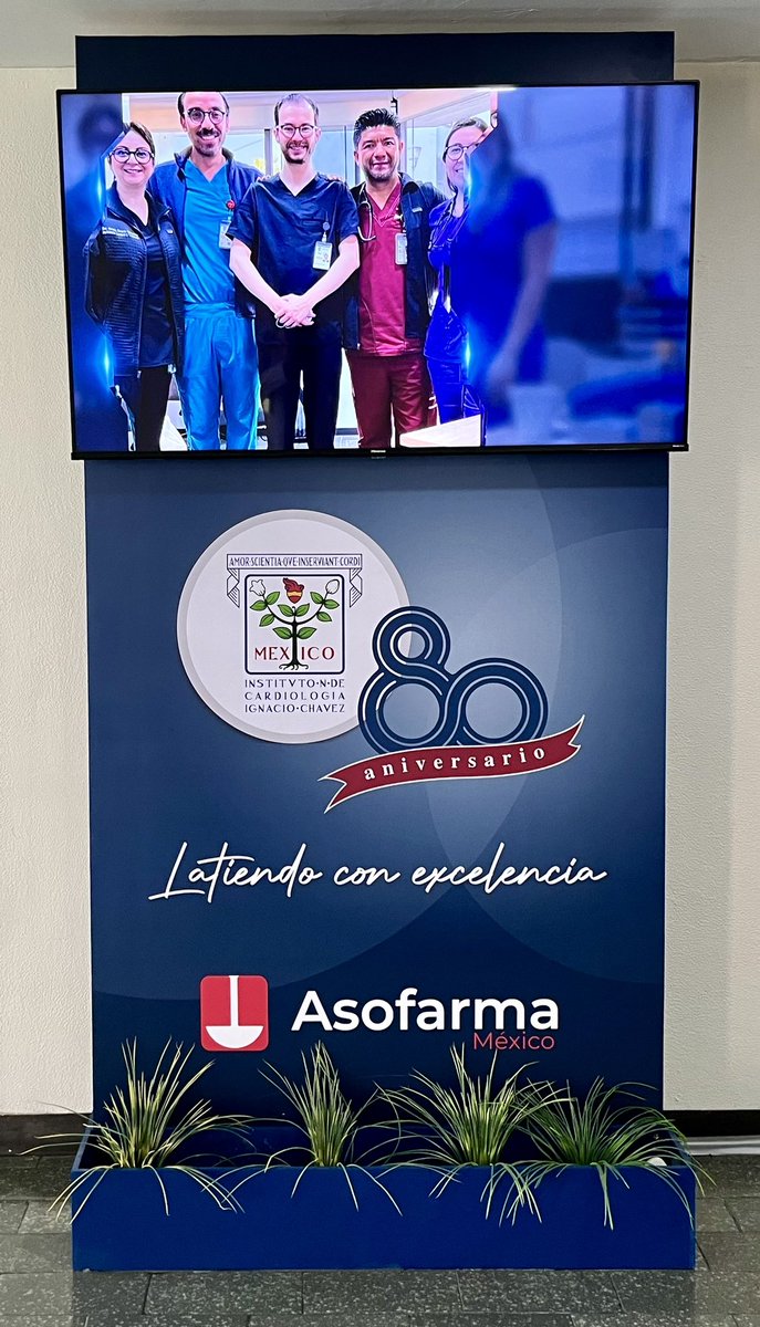 Hoy inician los festejos del 80 Aniversario de nuestro querido hospital @Cardiologia_Mx “Amor y ciencia al servicio del corazón” @carlosguizars @jcdelafuentem @AntonioJordanR