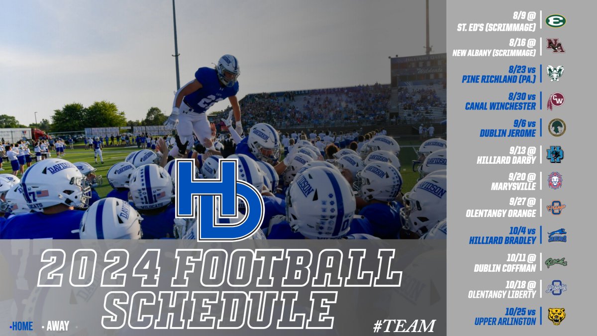 2024 Full Schedule #TEAM