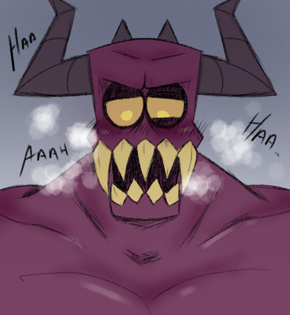 rario_s's tweet photo. Me hubiera gustado acabarlo por completo pero el tiempo no me lo permitió pipipipi
.
#spookymonth #fathergregor #Moloch #spookymonthfanart https://t.co/Nc5azG2yoi