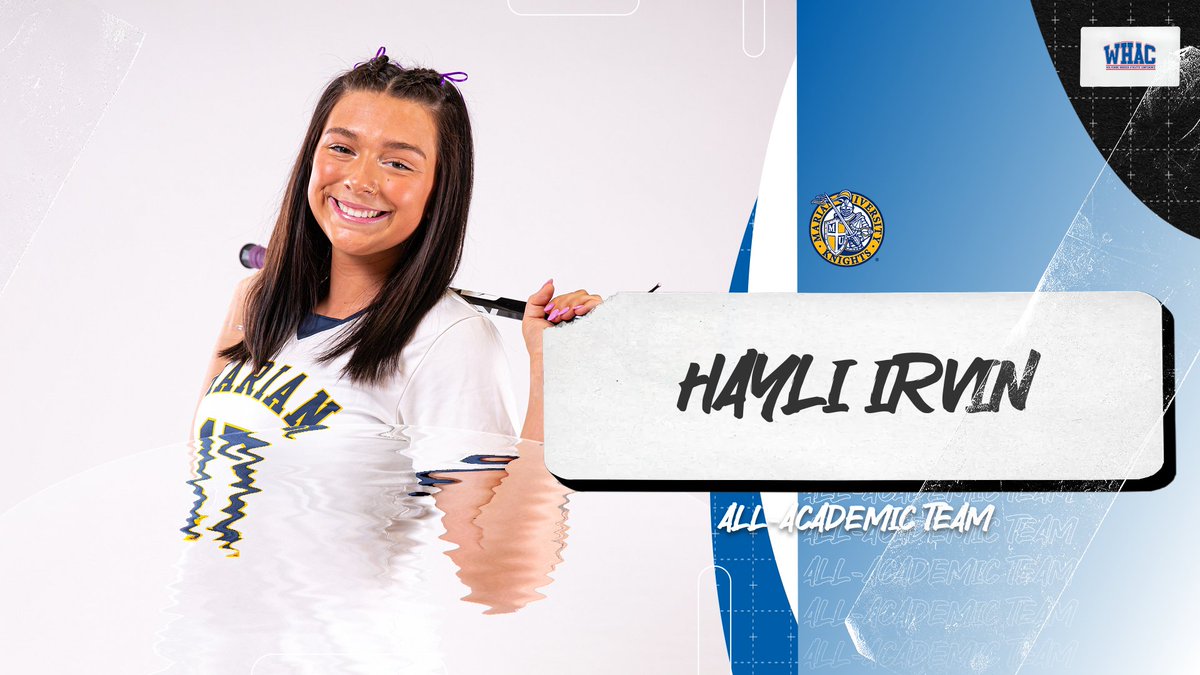 Congrats to Hayli Irvin for being named All-Academic Team!