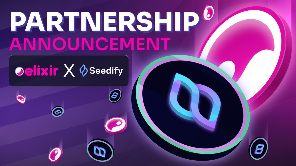 A little help while cooking comes in handy... 🍽️ We're delighted to announce that the $ELIX Token will be incubated by @SeedifyFund, one of the largest Web3 Gaming incubator companies focusing on innovative technologies 🥼➕ Pushing forward together!! medium.com/@ElixirGames/e…