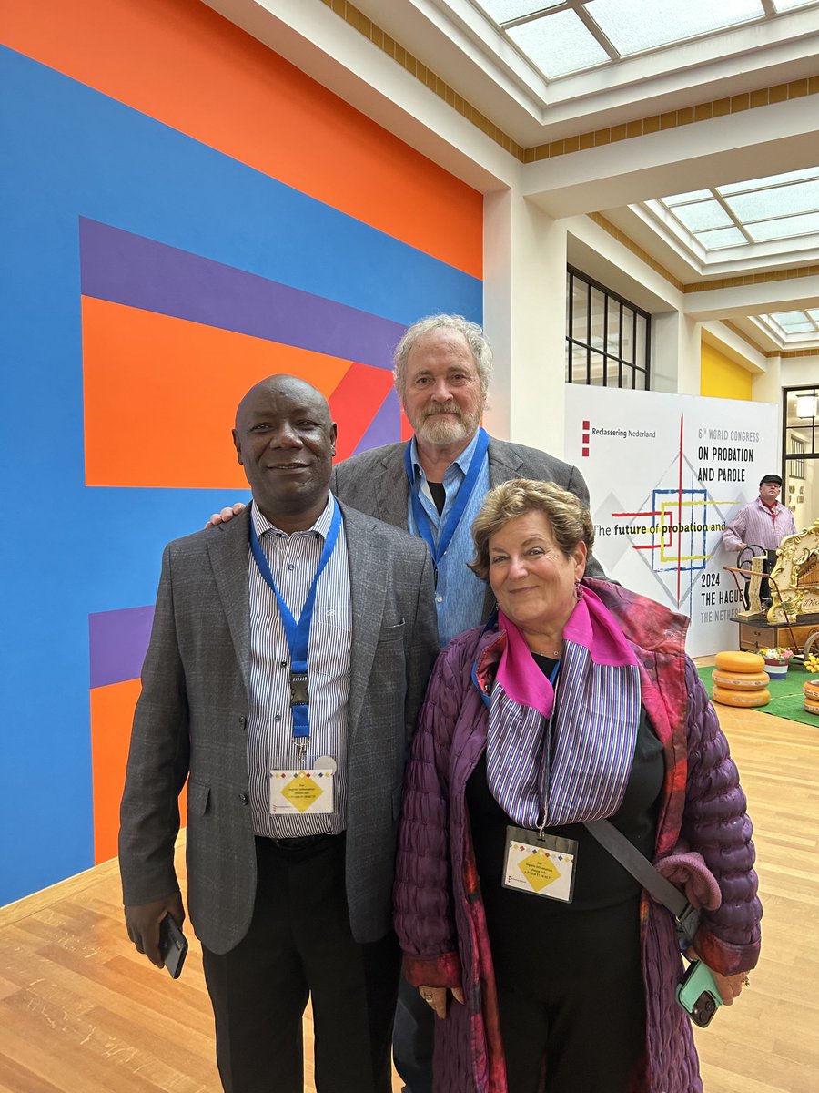 GCCI members Clement Okech, Faye Taman , and Jim Byrne at the World Congress of Probation and Parole today.