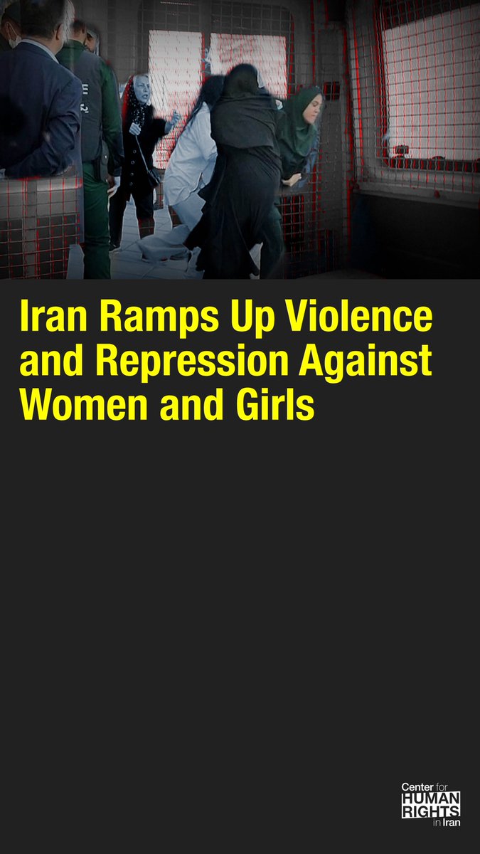 The government in #Iran's relentless crackdown on women and girls who bravely resist the compulsory hijab law demands immediate international attention. 🔗iranhumanrights.org/2024/04/iran-r… #WomanLifeFreedom