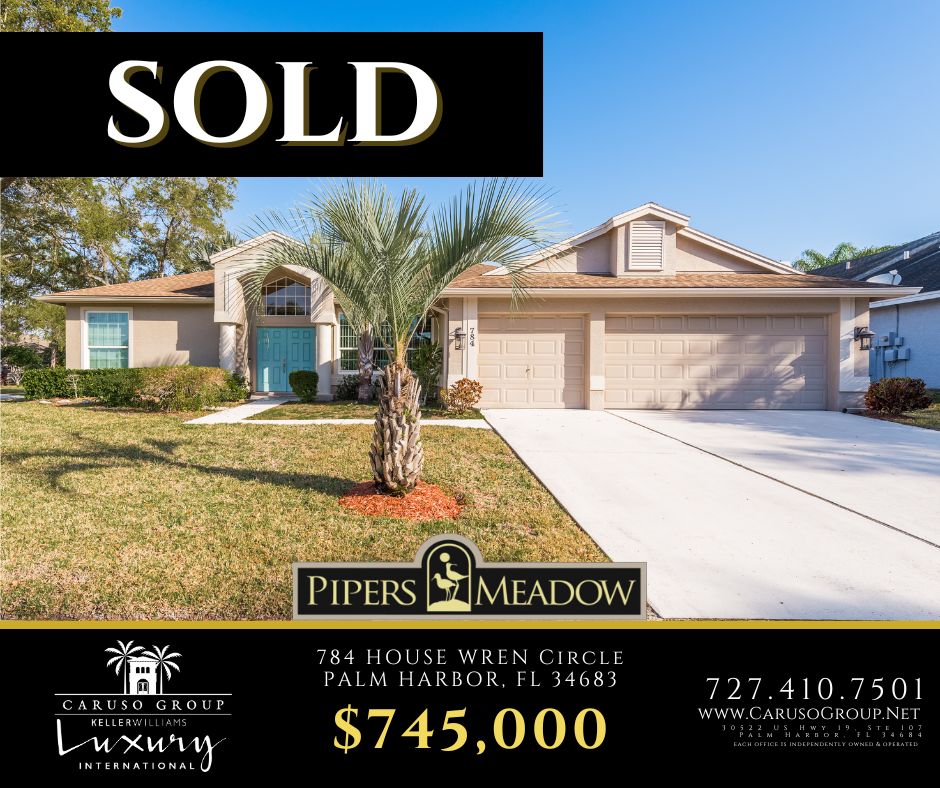 🚨SOLD🚨
3 bedroom🛏, 2 bathroom🛁 home in Palm Harbor, Pipers Meadow SOLD!
carusogroup.net
Call☎️ or message📲 to learn more about our listings! (727) 410-7501
•
#justsold #pipersmeadow #luxuryrealestate #PalmHarborflorida #soldlisting #openconcept #makememove #florida