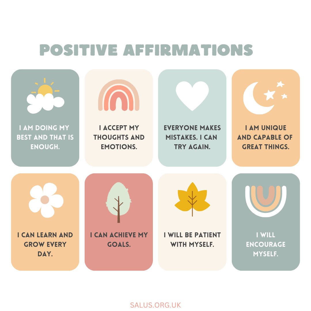 Don't forget to say your positive affirmations each day. 🥰