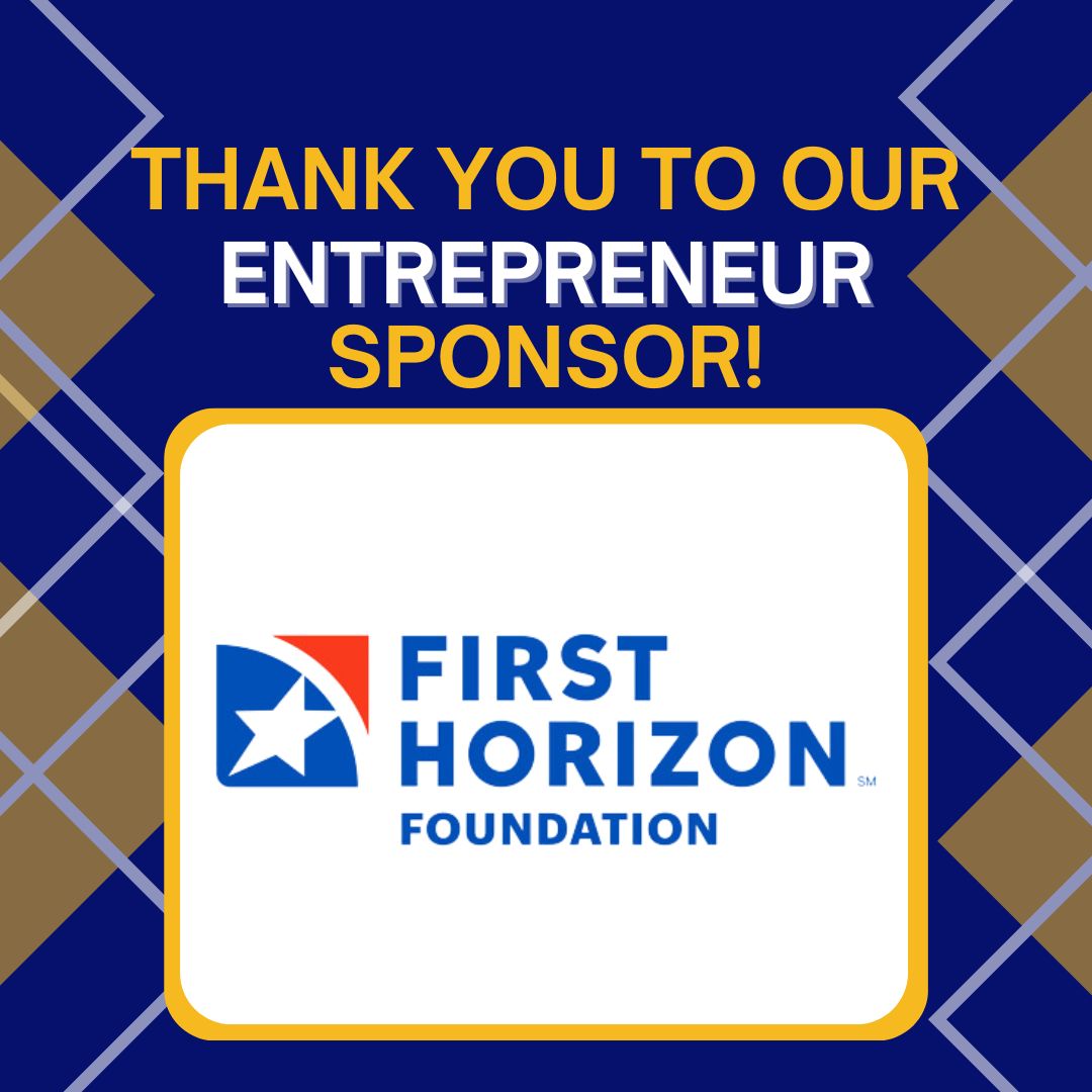 Since 1993, @FirstHorizonBnk Foundation has donated more than $100 million to various organizations within arts & culture, education, environment, financial literacy, and health & human services. Thank you, First Horizon Foundation, for being one of our Entrepreneur Sponsors.