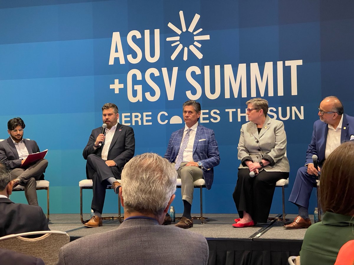 Institutions like @dallascollegetx sit at the intersection of preparing students for success in the workforce and supporting employers who have jobs to fill. Thrilled to join @asugsvsummit to share how we're delivering on that commitment for Dallas County! #asugsvsummit