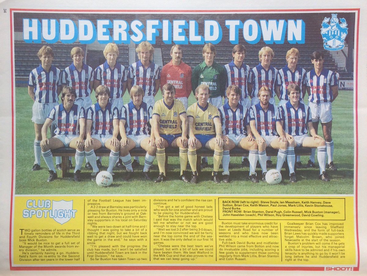 Huddersfield Town 1983/84 @htafcChris1994 @HTFCNostalgia @officialhtsa @takesthatchance @TheTownSocial @VitalHtafc