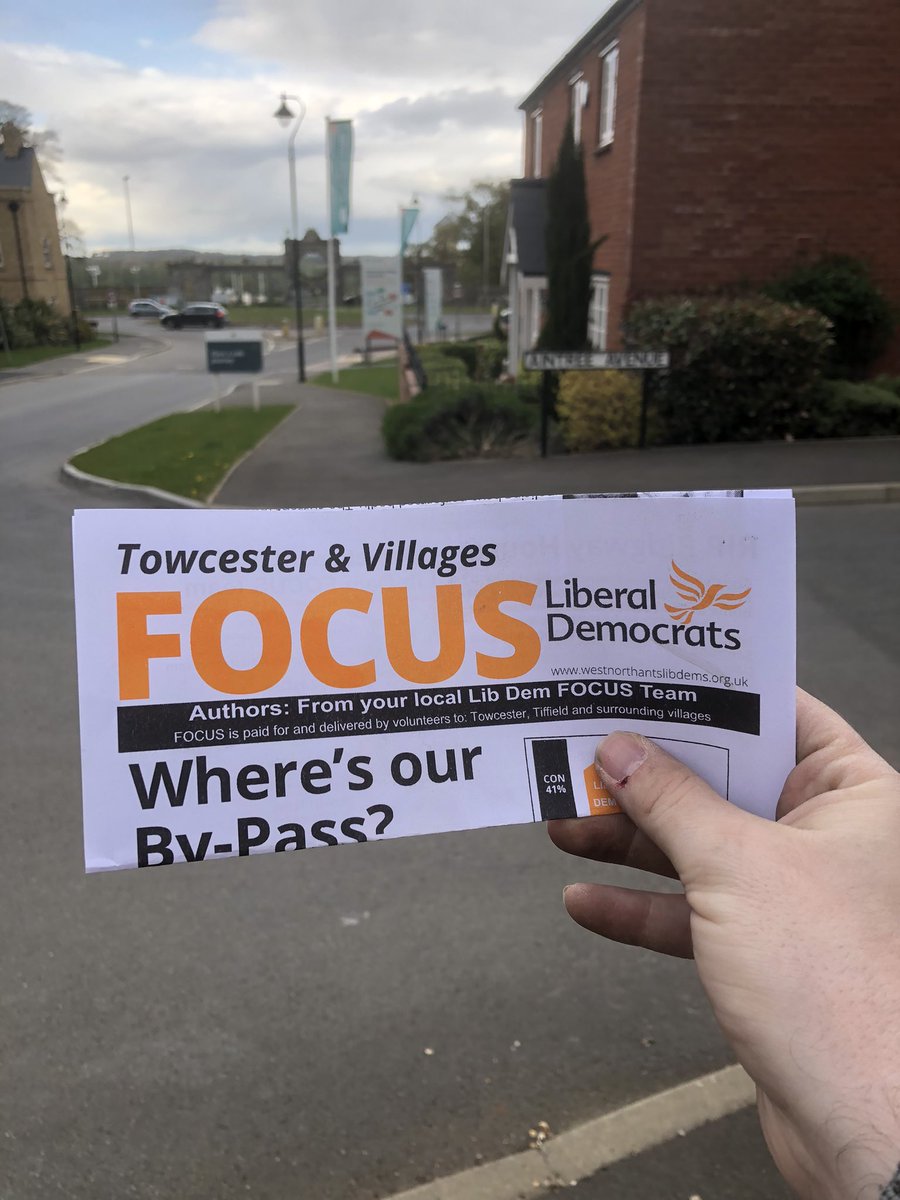Out delivering near Towcester Race Course. Our Focus is the only part of my picture in focus.