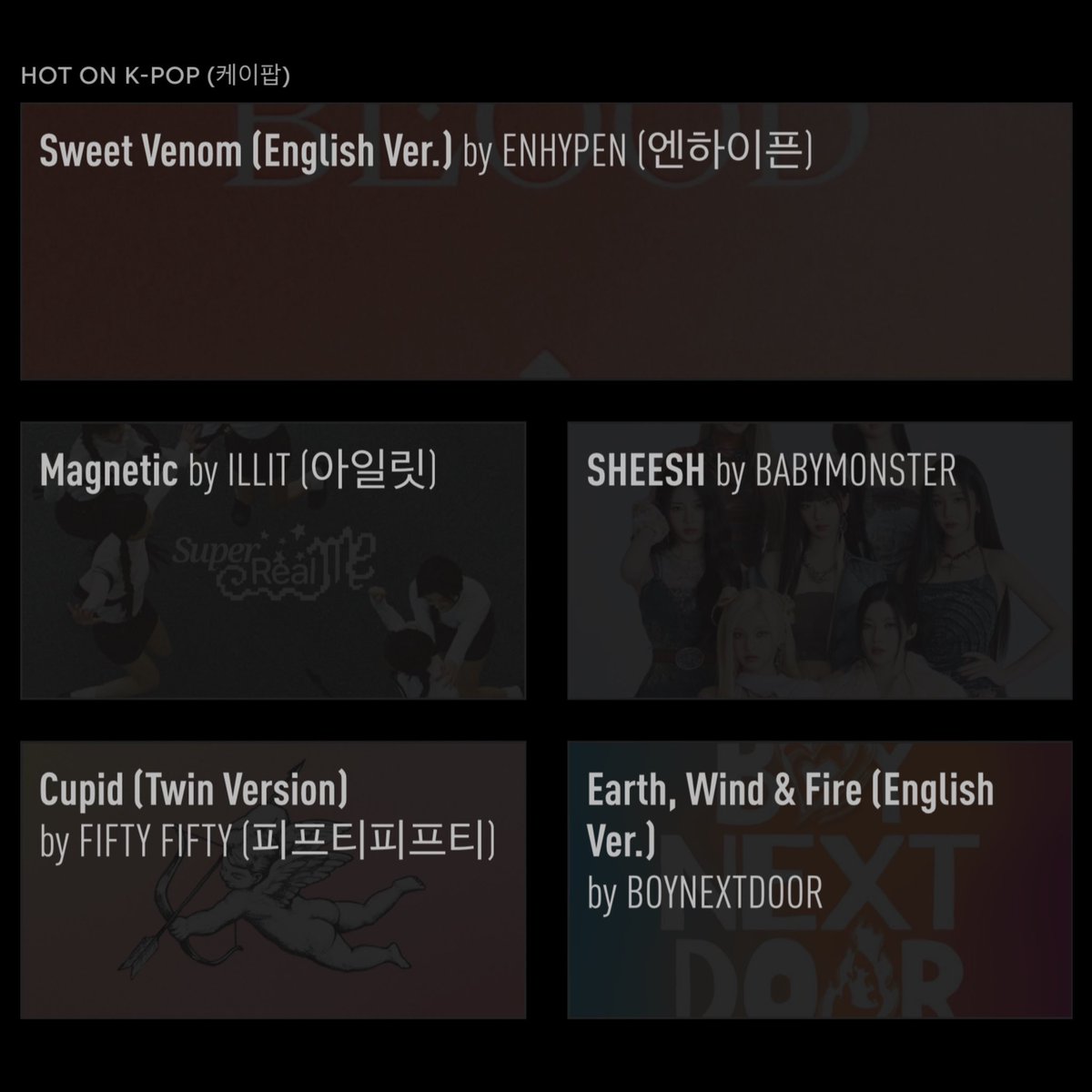 #GeniusCharts | After five months of release, the English version of “Sweet Venom” by @ENHYPEN has finally climbed up to #1 on the daily K-Pop chart in Genius Korea! The song initially debuted at #2 and remained a staple in the Top 5 of the chart in the months following! It has