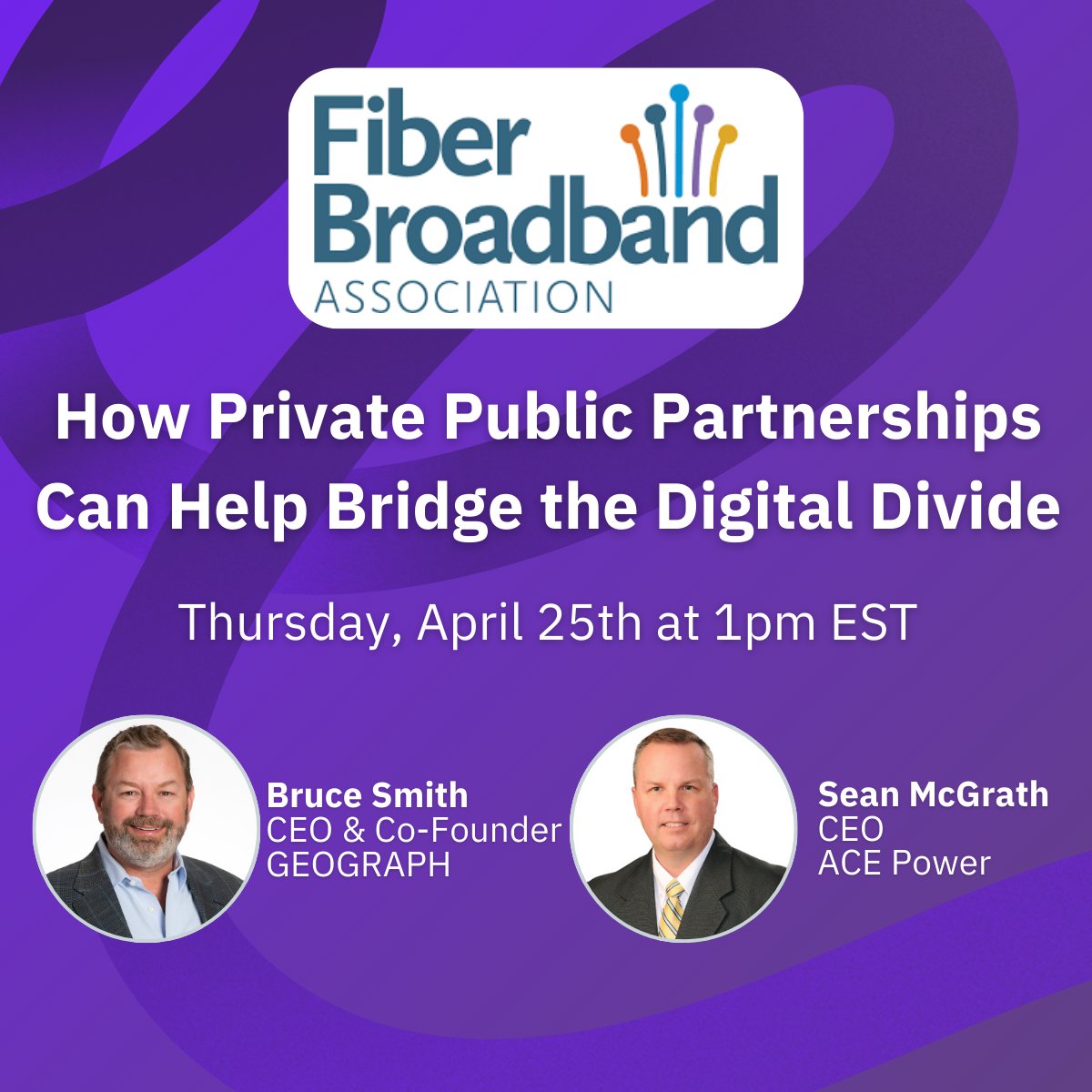 GEOGRAPH_Tech's tweet photo. Join Bruce Smith for our upcoming webinar with the @fiberbroadband! Bruce will be covering the partnership between @ace_power and @newalbanylgw and how they provide quality broadband services.
Save your spot for the webinar! https://t.co/Q0yn1AdhKw
#GEOGRAPH #FiberBroadband https://t.co/OQ4pjQ88SC