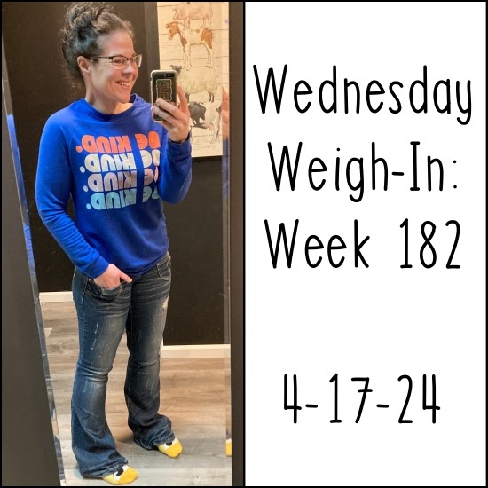 Wednesday Weigh-In: Week 182 dlvr.it/T5dj9G