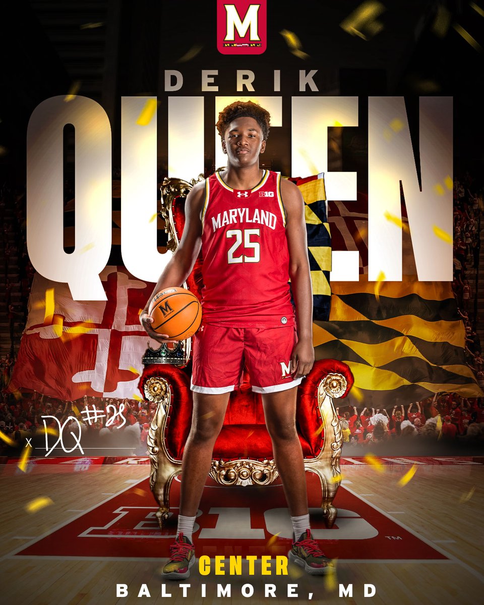 It's official @derikqueen1 is a Terp 👑 ➡️ go.umd.edu/49F7zD2