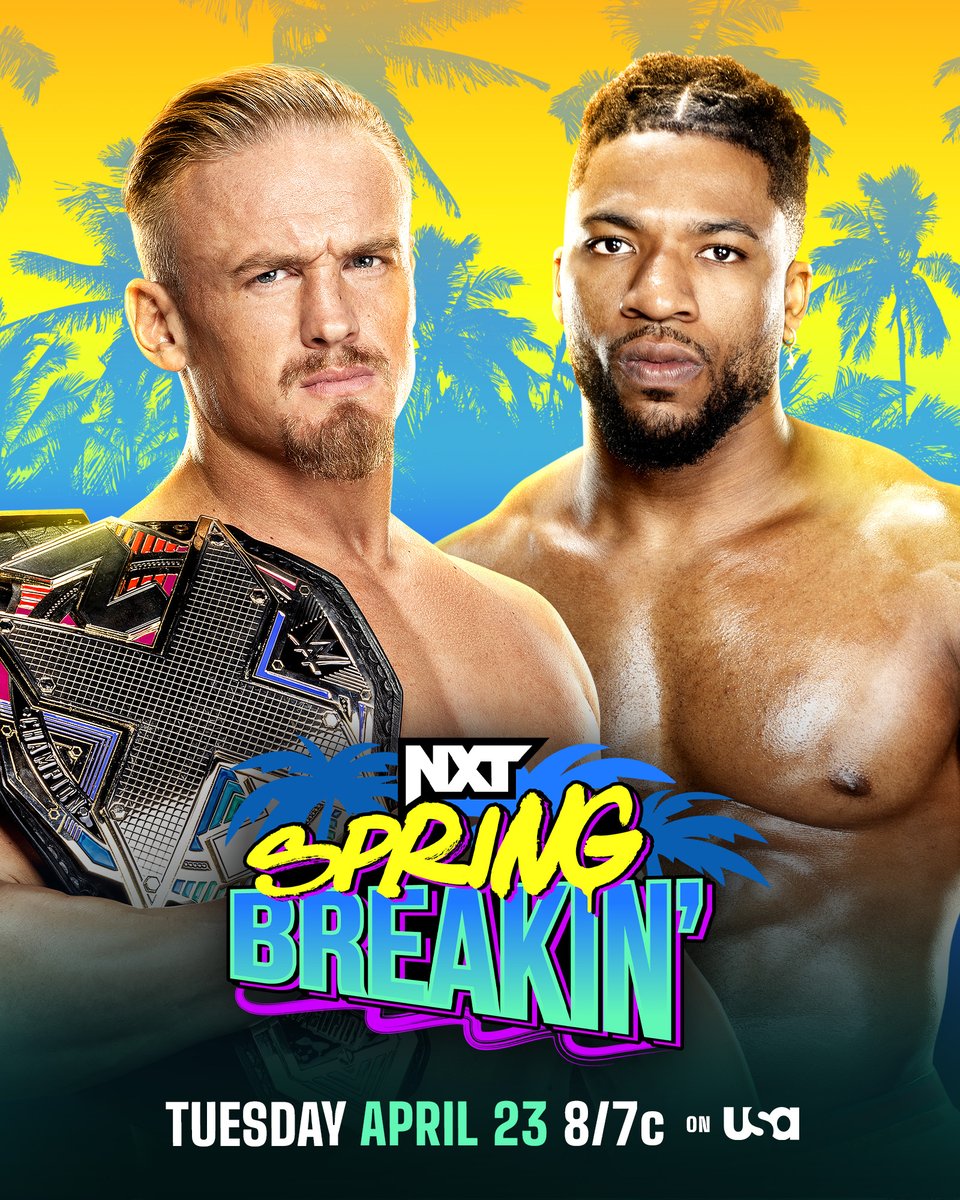 Is this the end for Trick? @UNBESIEGBAR_ZAR defends his #WWENXT Championship against @_trickwilliams NEXT WEEK at #NXTSpringBreakin, and if Williams loses, he must leave NXT... 📺 8/7c on @USANetwork