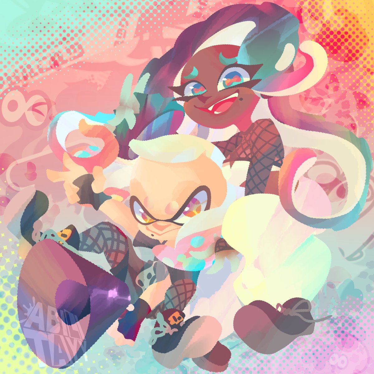 [splatoon, splatfest]

🪷Off the Hook are sporting hip new looks for Springfest!