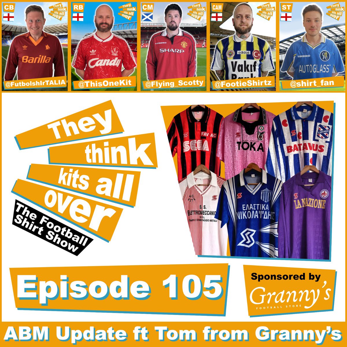 🎧 Episode 105 OUT NOW 🎧 Future Grails, ABM remakes, all the news, and ‘what were you doing last time Bayern didn’t win the league?’ Listen here now ⬇️ linktr.ee/they_think_kit…