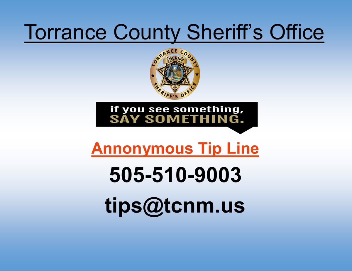 TCSONM's tweet photo. Have a tip? Want to report a crime? https://t.co/w2iNzP9yV4