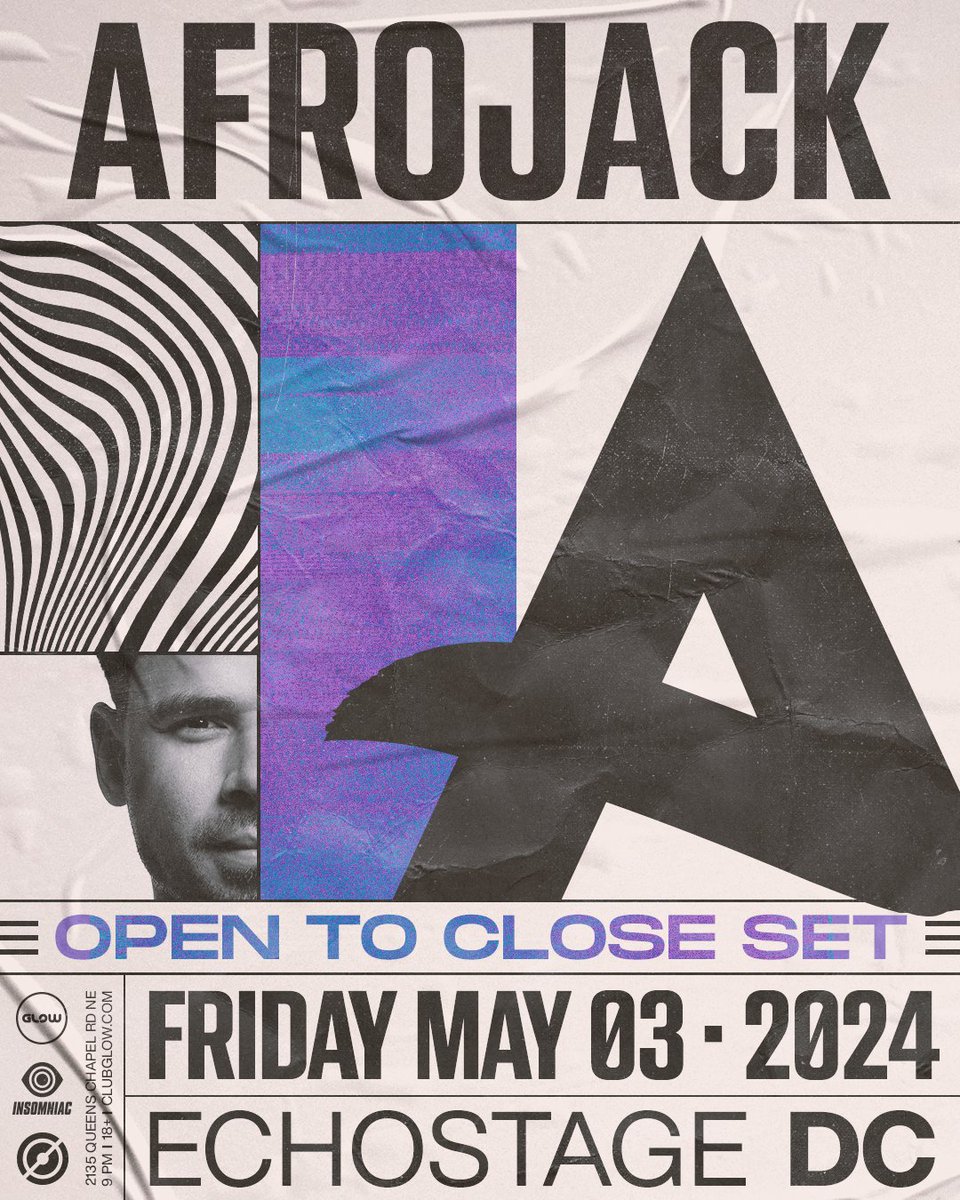 Surprise! @afrojack is playing #Echostage from OPEN TO CLOSE for the first time ever on Friday, May 3rd.🔊 Tickets on sale now → tix.echostage.com/AFROJACK-24