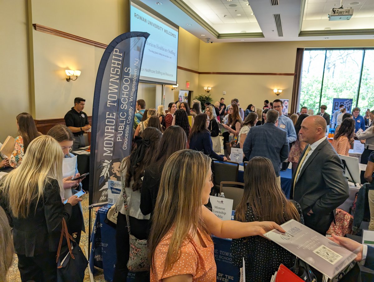 We were happy to attend @RowanUniversity Education Expo! Thank you for a wonderful opportunity to showcase our district and meet potential teaching candidates.