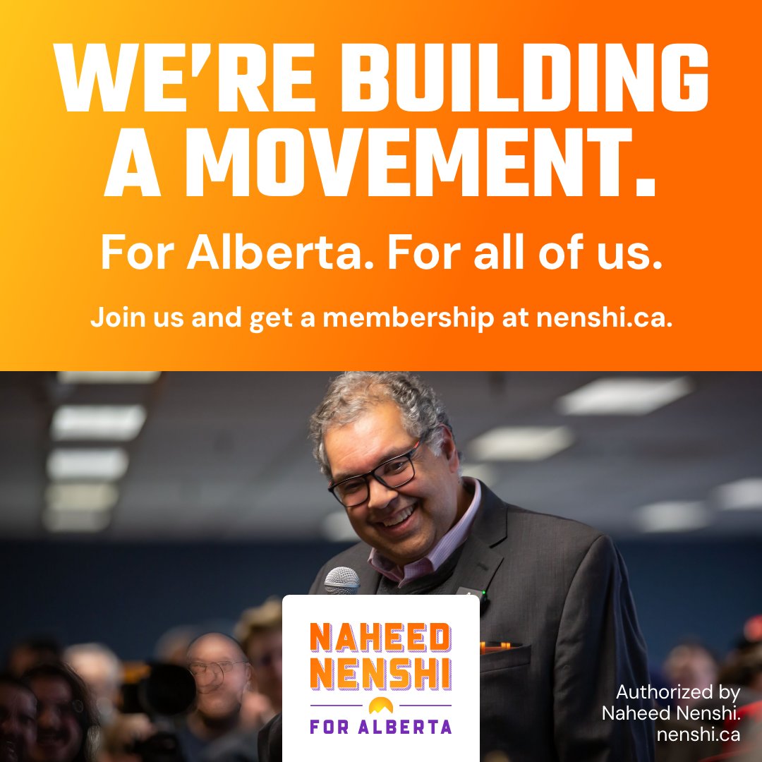 There are only 6 days left to buy a membership and be eligible to vote for the next leader of Alberta’s NDP. The energy and optimism from everyone I meet in Airdrie last night was amazing! If you haven’t purchased your membership yet, visit nenshi.ca before Monday.