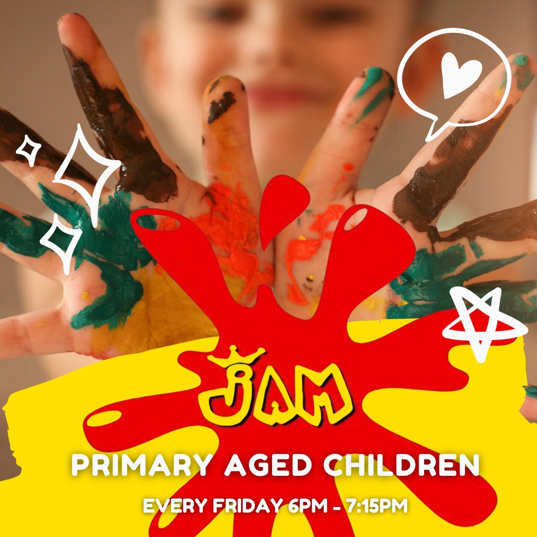 JAM Kids Club is back from this Friday at 6pm. If you've got a 5-11 year old looking to finish of the week with lots of FUN 🤩 bring them along! 
Games, activities, story time, craft, snacks... something for everyone 👍
#KidsClub #WhatsOn #communitygroups #BournemouthChurches