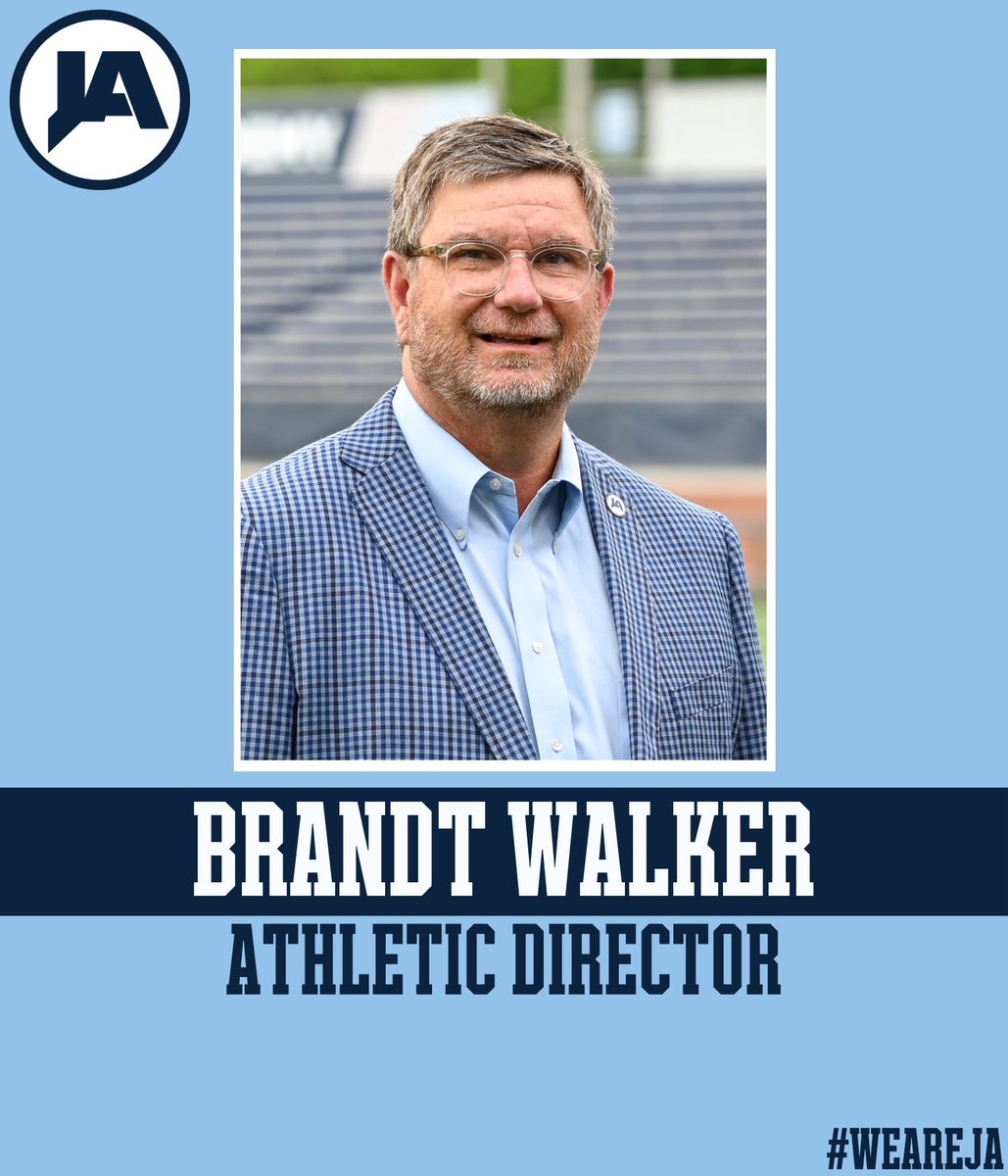 JARaiderSports's tweet photo. Jackson Academy is proud and excited to announce that Brandt Walker was recently named the new Athletic Director. 

Coach Walker said, "We want to cultivate student athletes who are prepared to make a difference in our communities, their families, and careers."

#WeAreJA https://t.co/yaeoifo4Zp