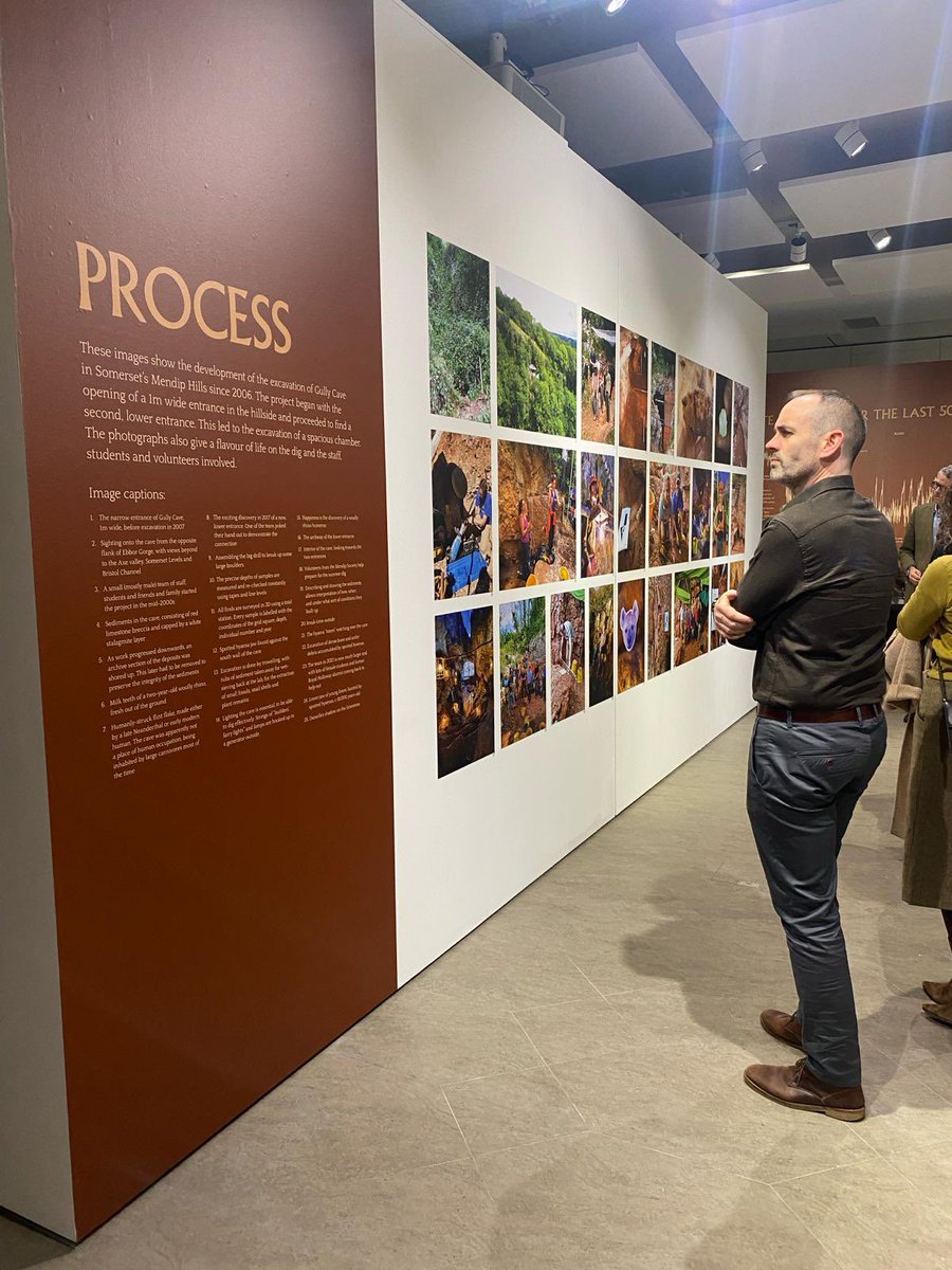 🎉 Exciting news, the new exhibition ‘The Cave Hunters &amp; the Truth Machine’ is now open! A captivating collaboration between palaeontologist Prof. Danielle Schreve and the talented visual artist &amp; filmmaker Sean Harris, exploring Ice Age mammals and climate change #RHGeogResearch