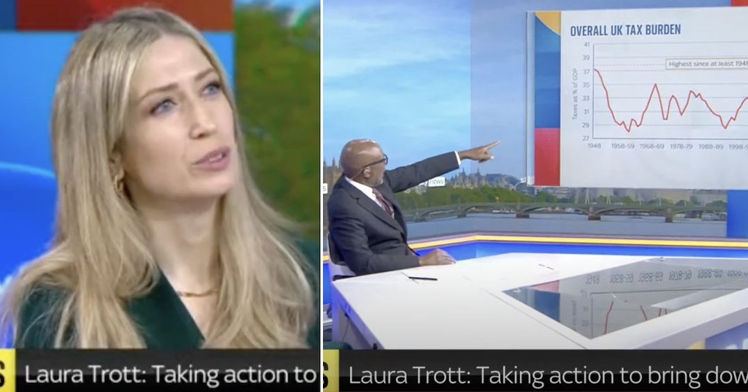 Laura Trott doesn't understand Graphs. Laura Trott doesn't understand inflation. Laura Trott is supposed to have a degree in Economics from Oxford. She is either stupid, or lying.