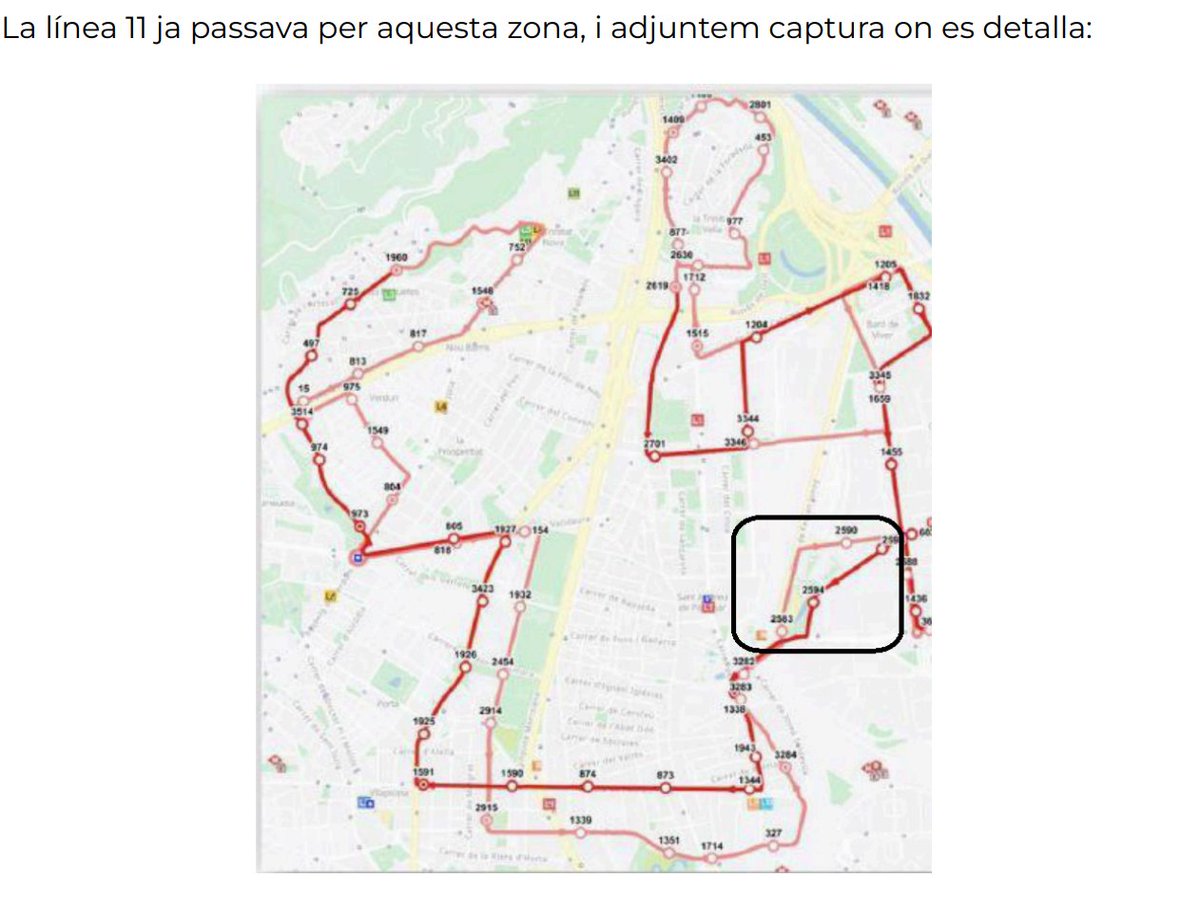 AvMaquinistaM's tweet image. El 133 no és substitut, poden haver-hi raons logístiques i/o econòmiques per eliminar aquesta línia 11, però deixarà una gran part del veïnat sense transport per accedir als seus llocs de treball, centres educatius, centres de salut.
133 PER PASSEIG de L'HAVANA 😠