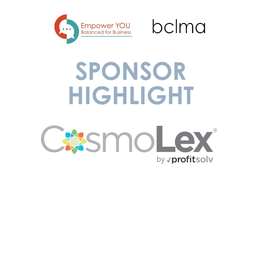 BCLMA's tweet image. The #1 Cloud Software for Legal Practice Management 
Everything® You Need to Run Your Practice in One Login
cosmolex.ca