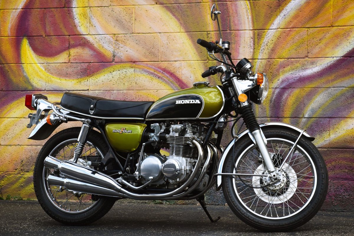 Now live at BaT Auctions: 3k-Mile 1972 Honda CB500 Four. bringatrailer.com/listing/1972-h…