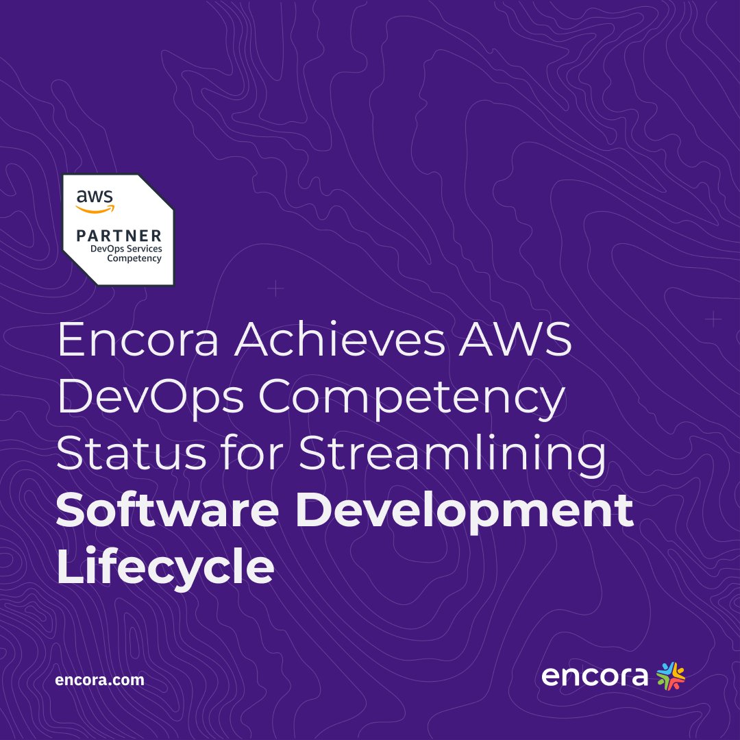 Encora continues to expand its capabilities for high-speed and reliable solution delivery, mastering DevOps competency status to streamline the software development lifecycle. 

Learn more: bit.ly/49DuDC9

#AWS #AWSPartners #Devops #Cloud #Encora #News