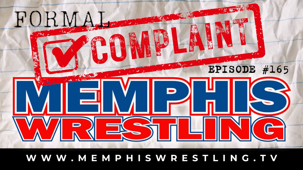 OFFICIAL lineup courtesy of @FiteTV featuring a loaded card and… a formal complaint!

#MemphisWrestling 

trillertv.com/watch/memphis-…